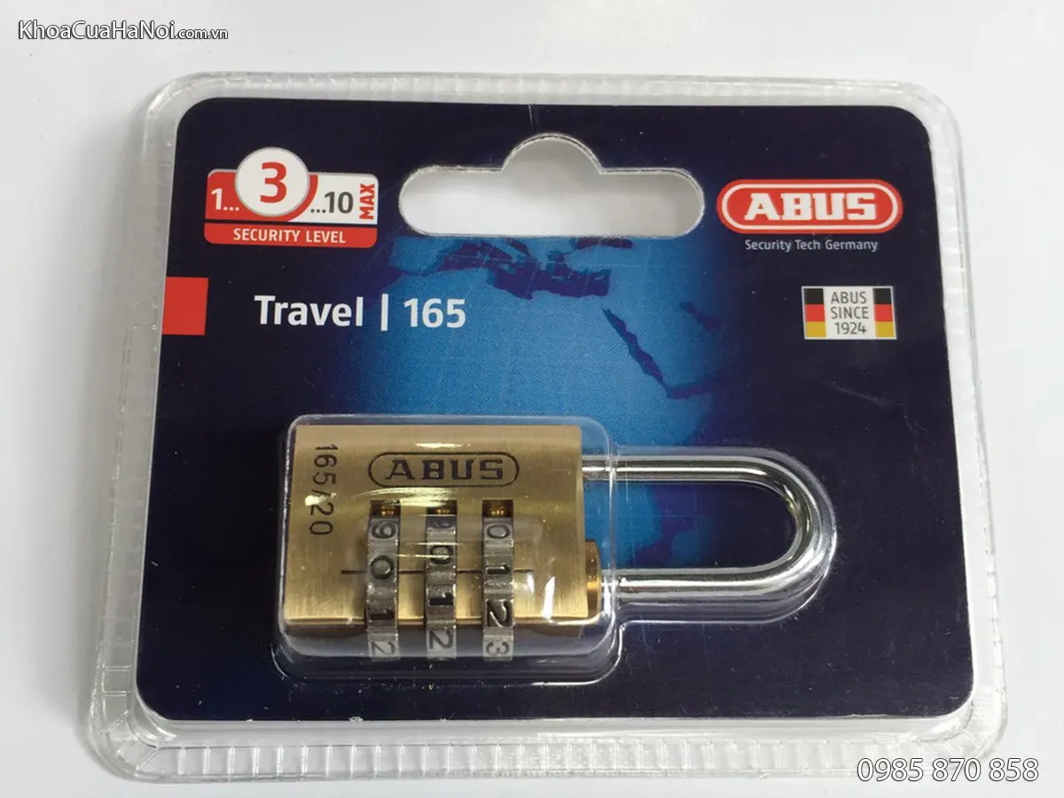 Khóa số mini Abus Đức 165 series 20mm