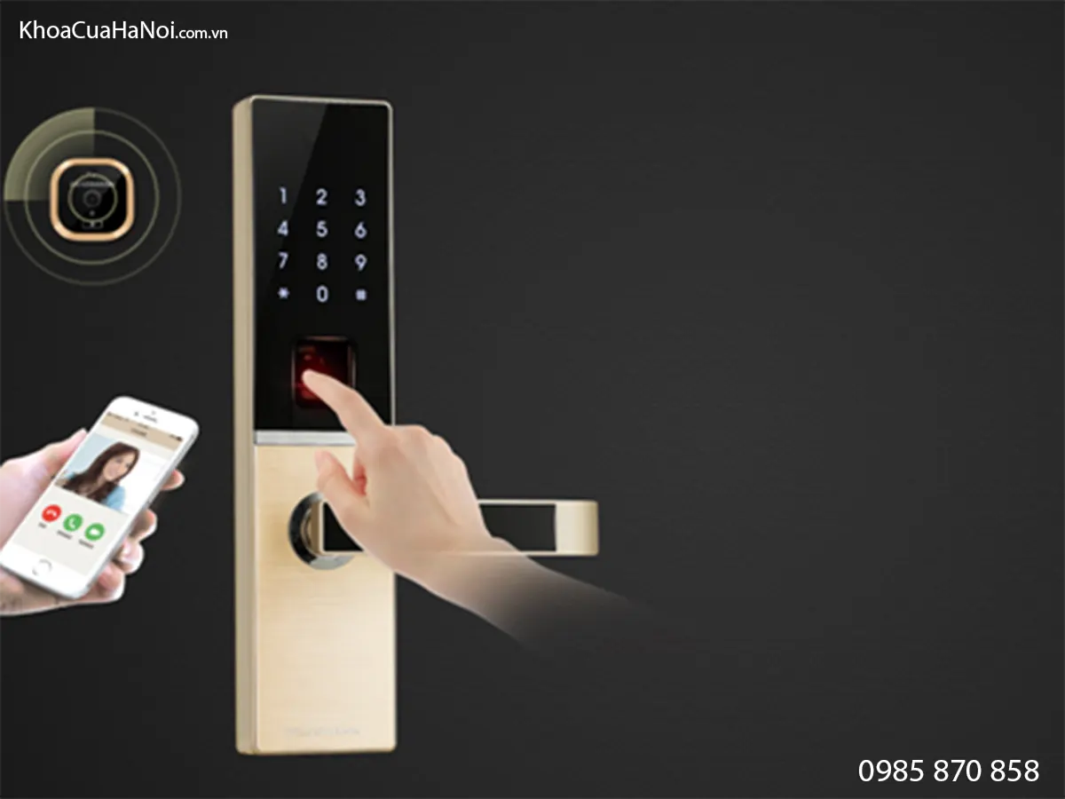 Khóa vân tay kết nối wifi Dessmann A800