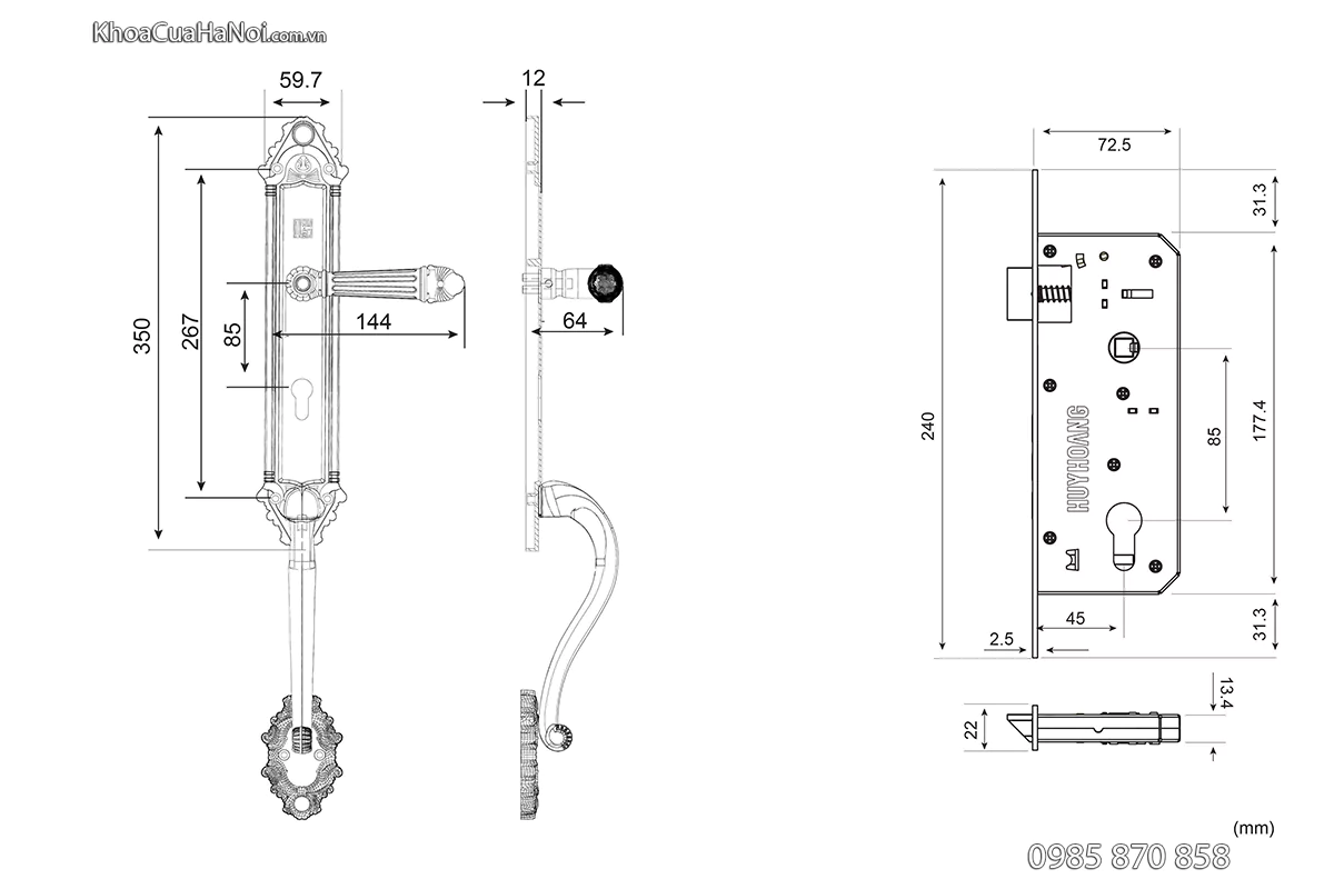 bản vẽ hcp8526ds