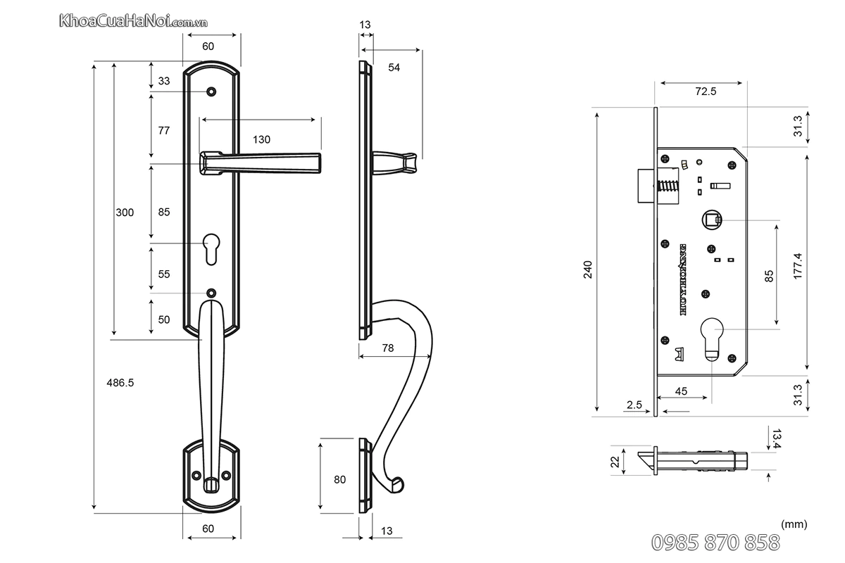 bản vẽ hcx8568ds