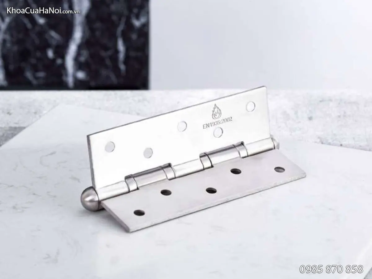 Bản lề lá Inox số 1 sus 304 huy hoàng BLL-SS304-01