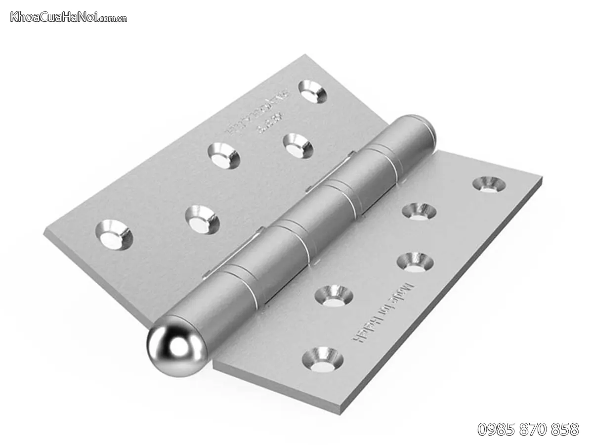 Bản lề lá Inox số 1 sus 304 huy hoàng BLL-SS304-01
