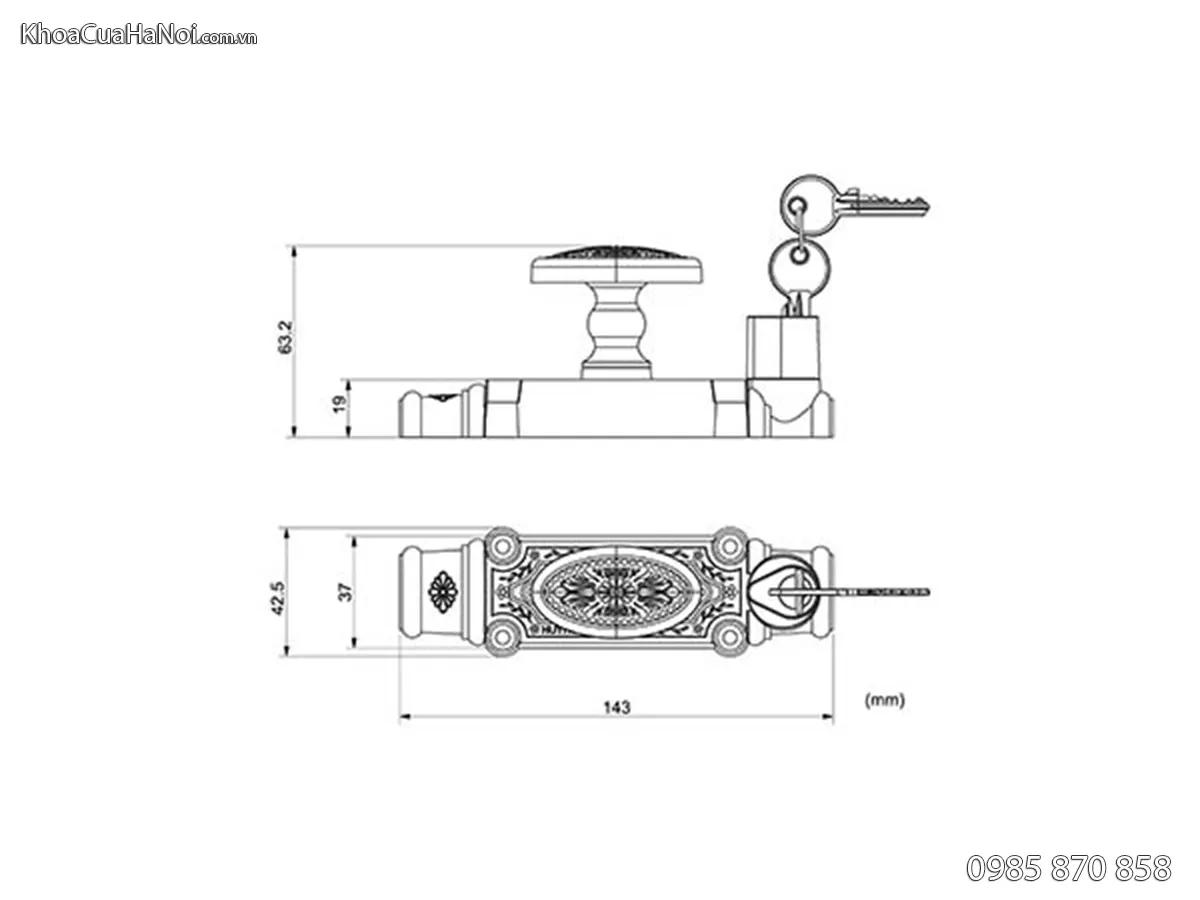 bản vẽ clemon KEHC06