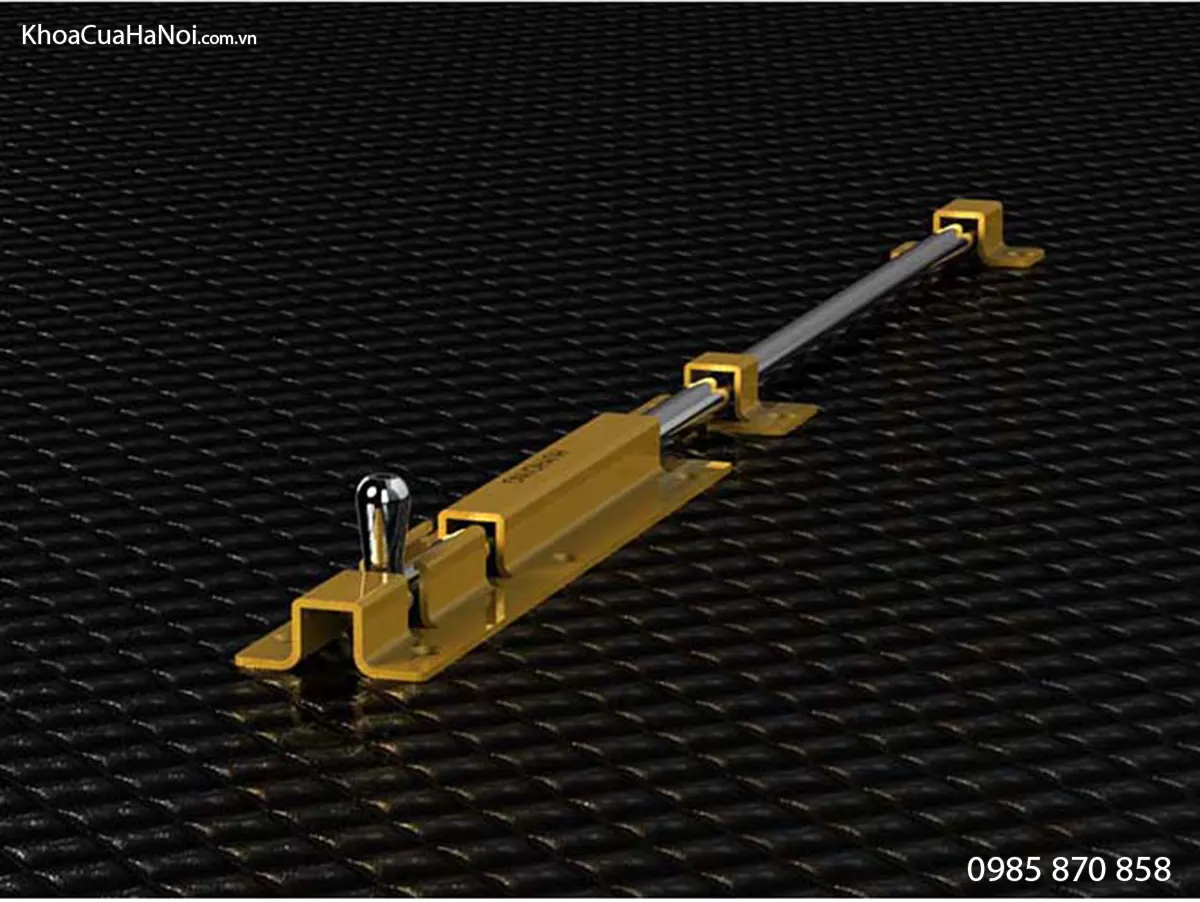 Chốt cửa màu vàng huy hoàng dài 50cm CC05-ZVA
