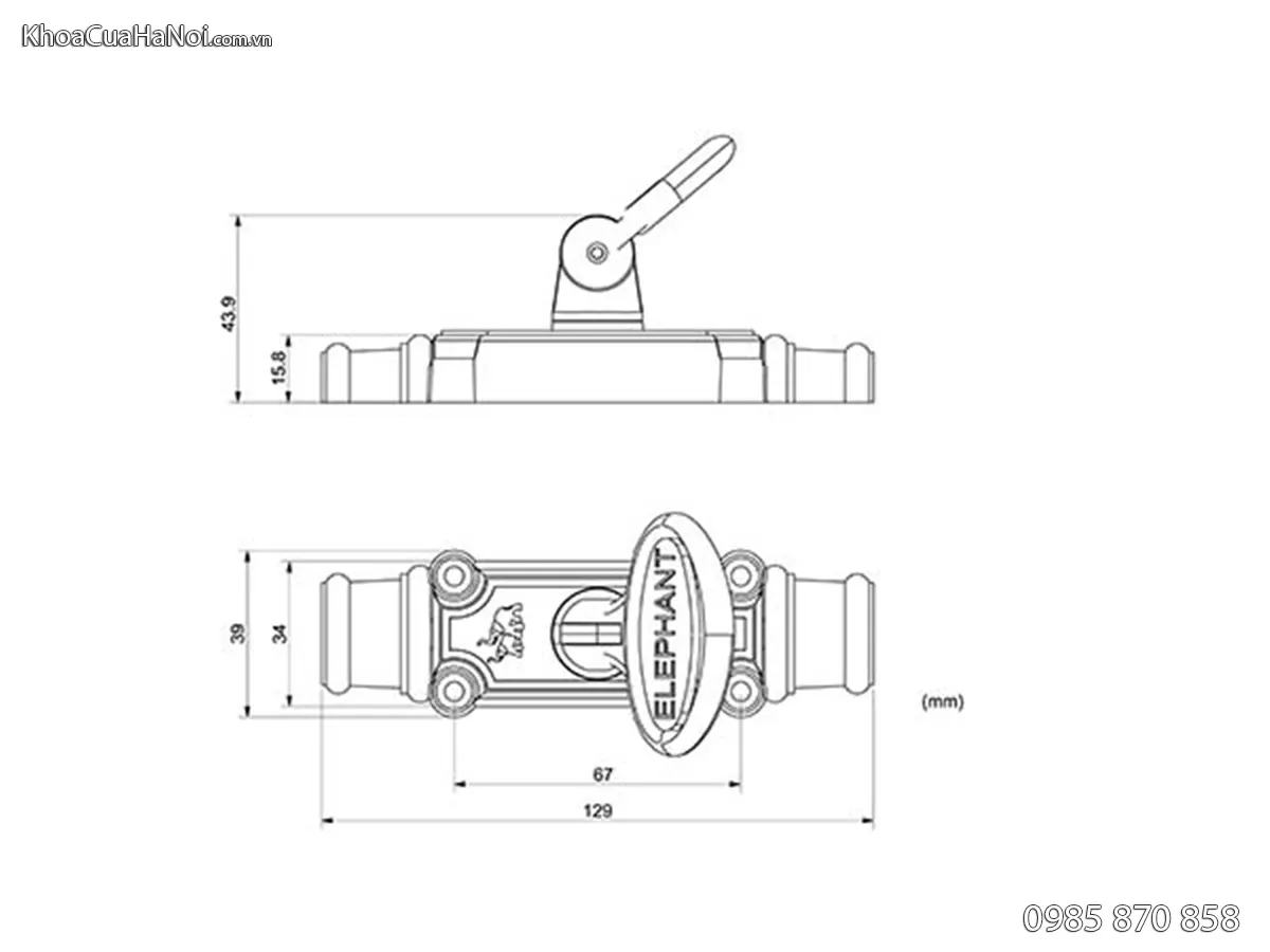 bản vẽ clemon KE07-S