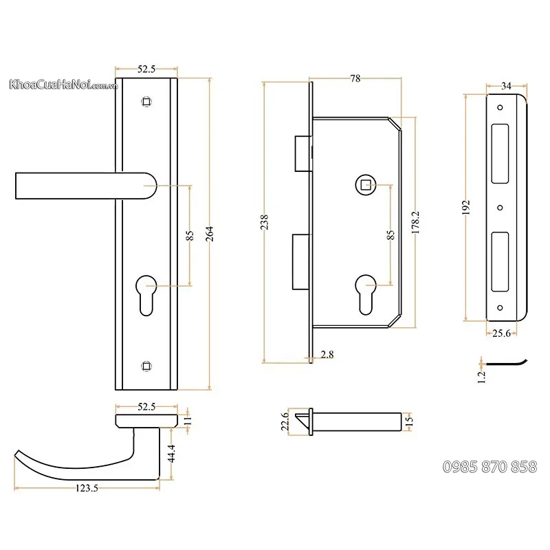 bản vẽ kỹ thuật khóa jep-japan MC41