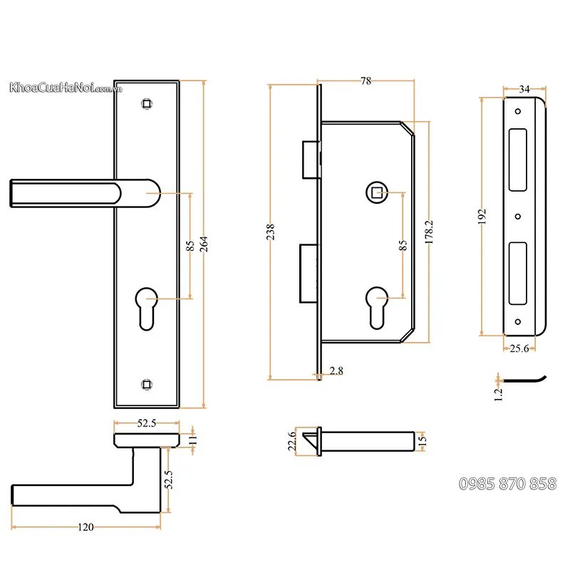 bản vẽ kỹ thuật khóa jep-japan MC10