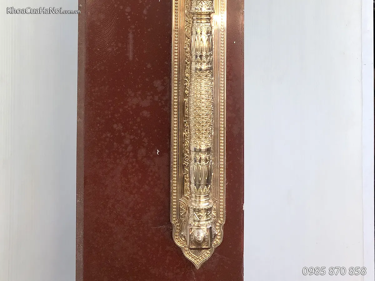 Khóa cửa gỗ đại sảnh mạ vàng JP-001-24K