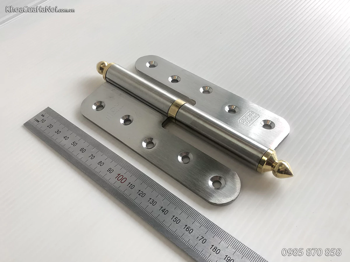 Bản Lề Cối Inox 304 QH10 15cm Cao Cấp