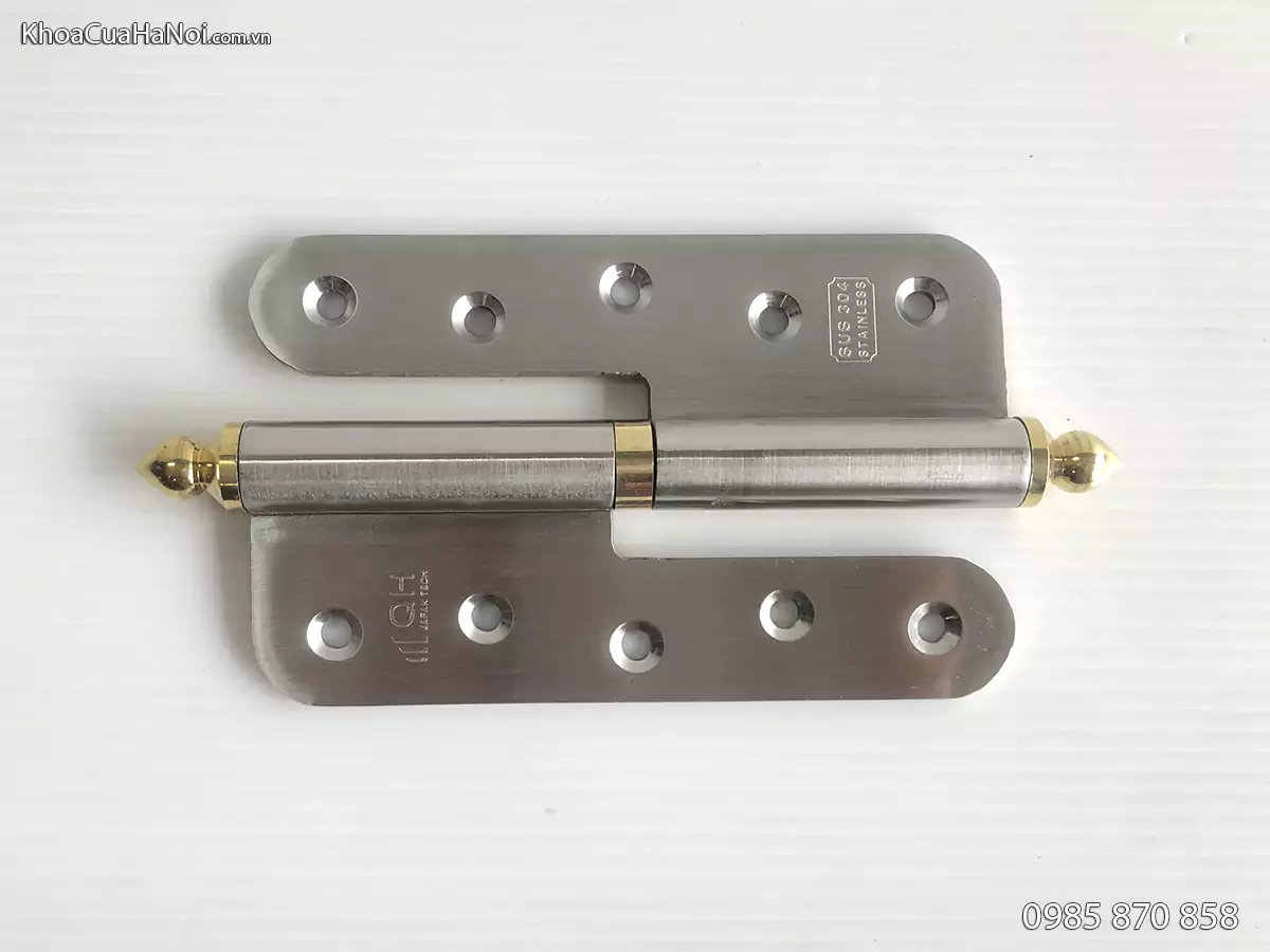 Bản Lề Cối Inox 304 QH10 15cm Cao Cấp