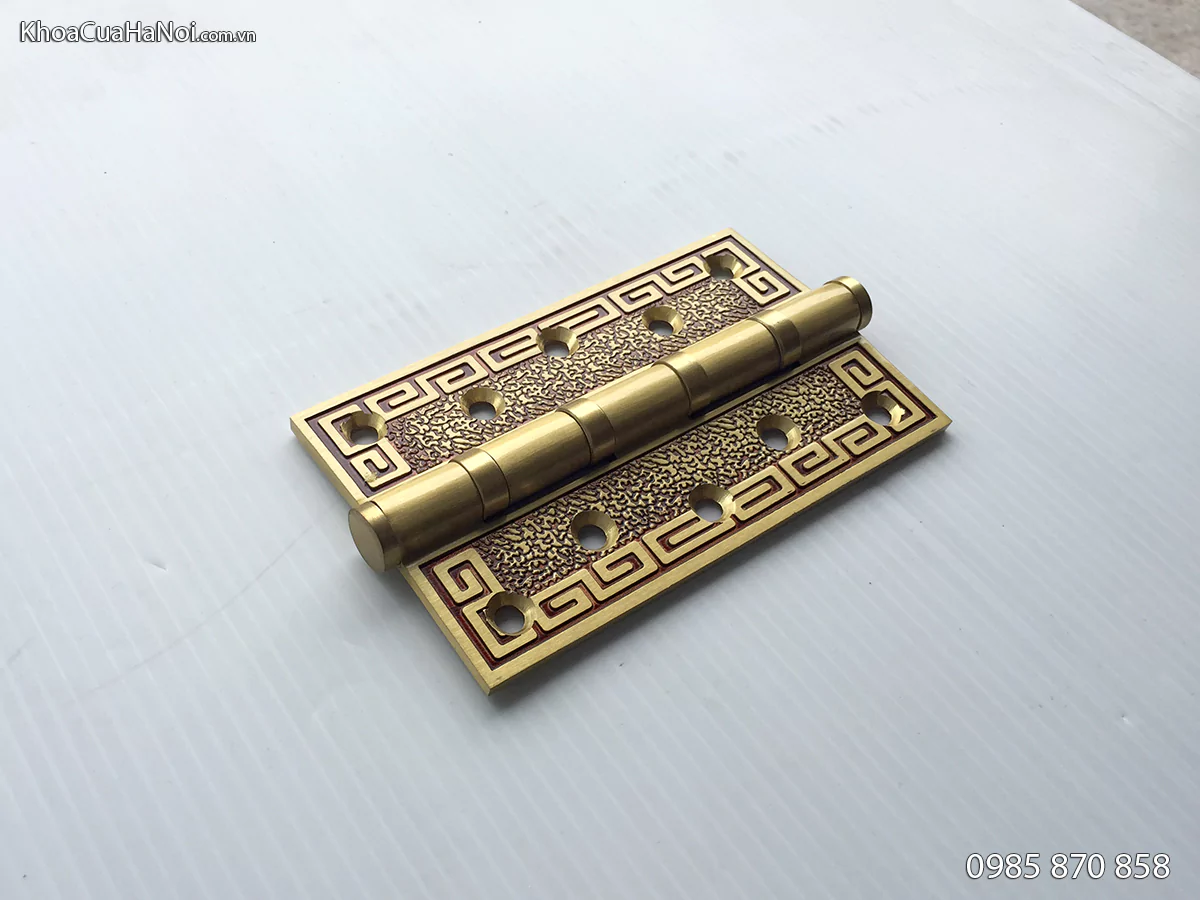 Bản Lề Lá Đồng Chữ Vạn 13cm