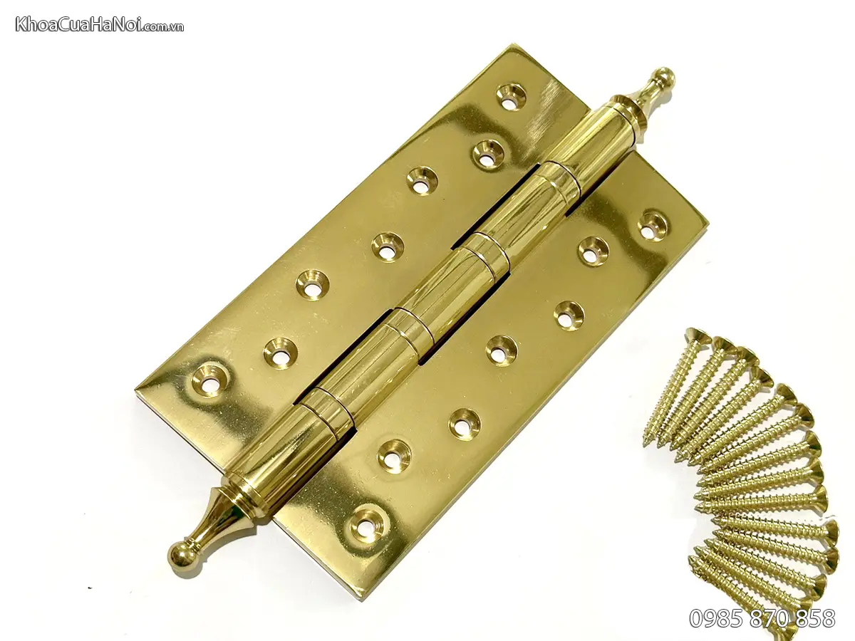 Bản lề lá đồng trơn 20cm