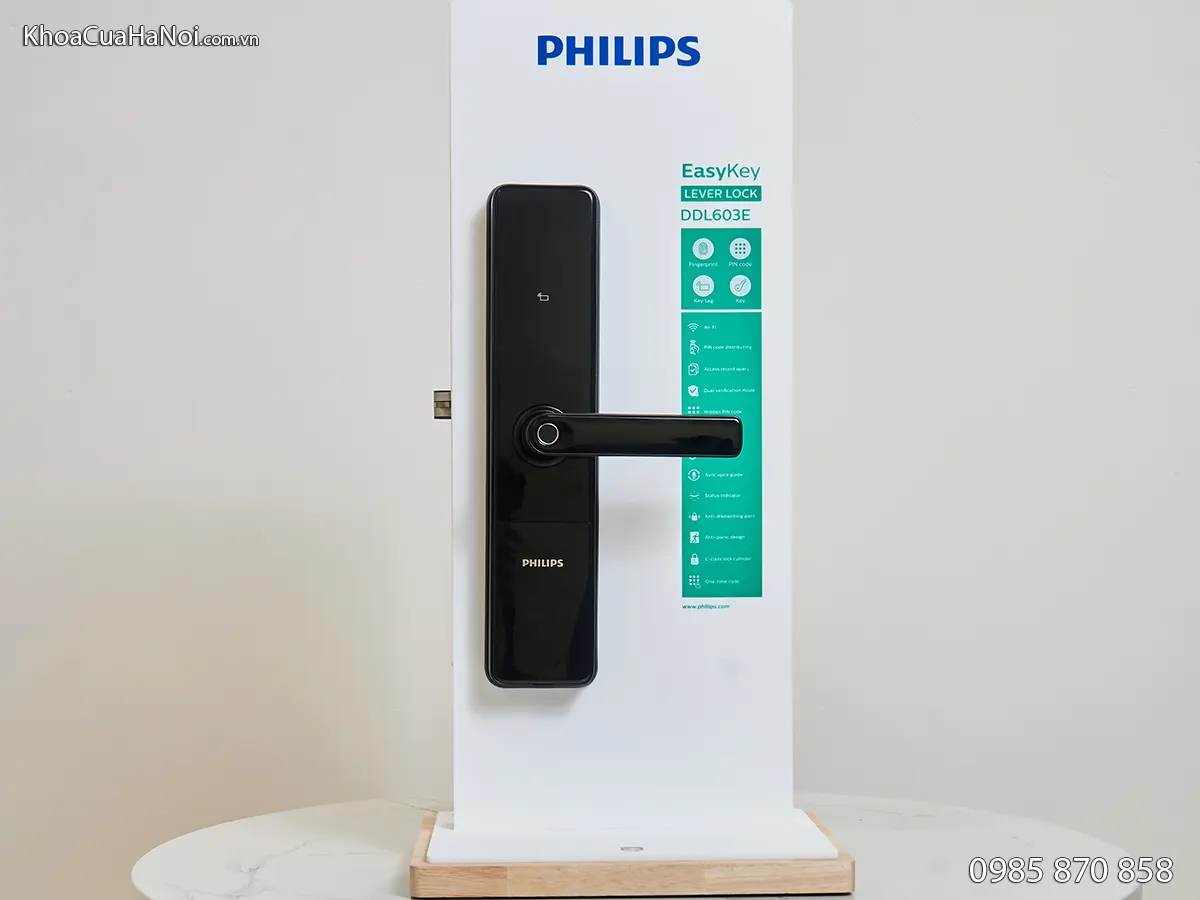 Khóa vân tay thông minh Philips DDL603E