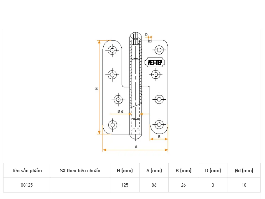 bản vẽ bản lề cối inox cửa đi 08125