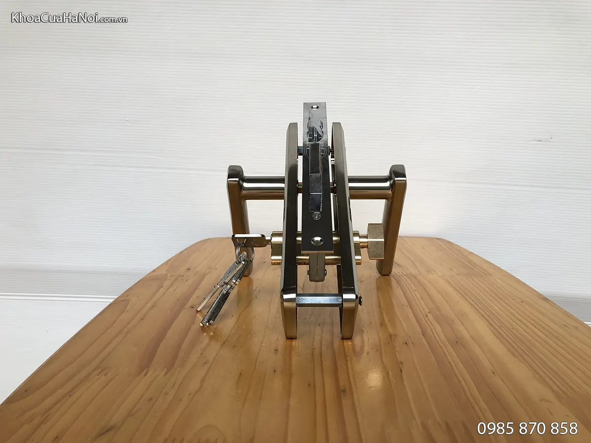 Khóa cửa thông phòng hợp kim Việt Tiệp 04332